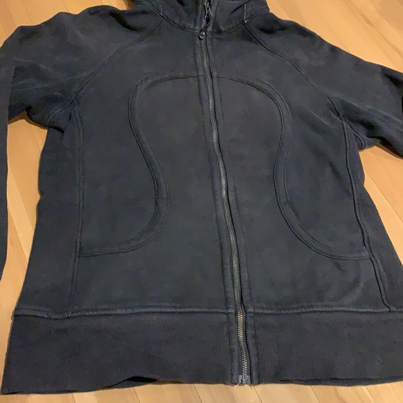 Lululemon Black Scuba Full Zip Hoodie - Size 12 - Picture 5 of 16
